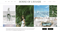 Desktop Screenshot of houseoflavande.com